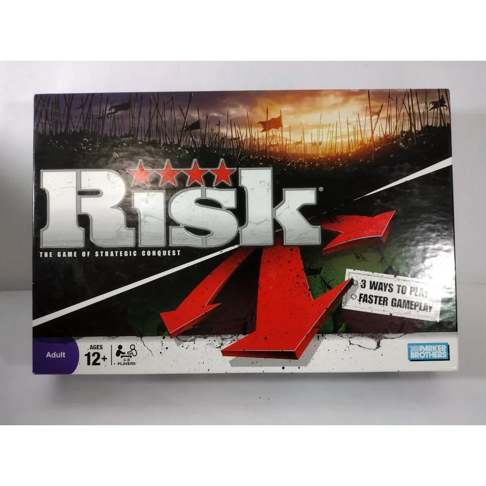 Risk Board Game 2008 Hasbro Parker Brothers Strategy Game Complete